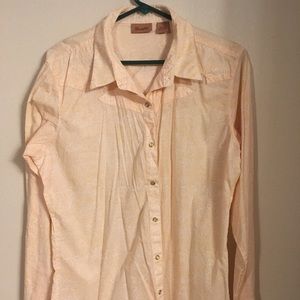 Wrangler Yellow Flowered Western Shirt L